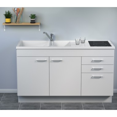 CONCEPT MEUBLE + EVIER GIGA 140 Tiroirs