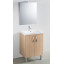 Meuble + vasque Toucan Portes 600 x 480 mm miroir mi-hauteur - applique led