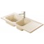 Evier Normandie 2 cuves Beige