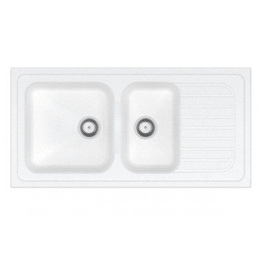 Evier &agrave; poser NORMANDIE 2 cuves