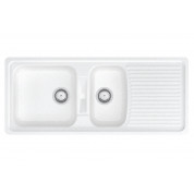 Evier &agrave; encastrer  CUMIN 2 cuves