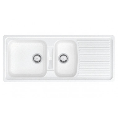 Evier &agrave; encastrer  CUMIN 2 cuves