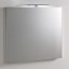 Miroir avec applique LED L700 xH800