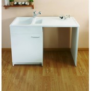 MEUBLE MELAMINE SOUS EVIER HYDROFUGE MODELE GIGA 1200 x 600