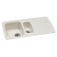 Evier à encastrer CUMIN 1 cuve 1/2