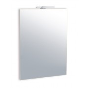 Miroir avec applique LED H 1100 L 800 mm