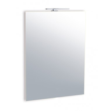 Miroir avec applique LED H 1100 L 800 mm